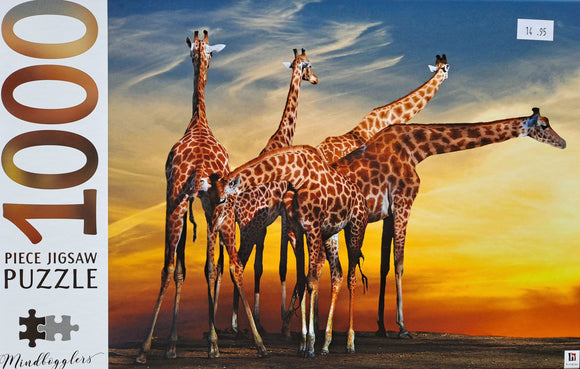 JIGSAW PUZZLE - Giraffes - MINDBOG.1000 PCS