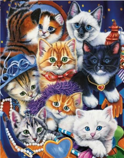 8 Cats - Full Drill Diamond Painting - Specially ordered for you. Delivery is approximately 4 - 6 weeks.