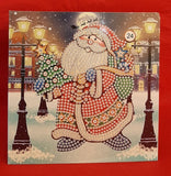 Diamond Painting Christmas Card Kit (C) - Pack of 8 cards