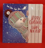 Diamond Painting Christmas Card Kit (C) - Pack of 8 cards