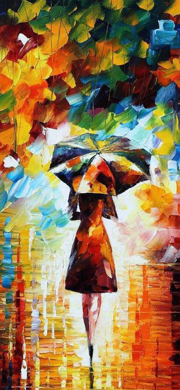 Abstract Umbrella - Full Drill Diamond Painting - Specially ordered for you. Delivery is approximately 4 - 6 weeks.