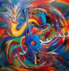 Special Order - Abstract Music - Full Drill Diamond Painting - Specially ordered for you. Delivery is approximately 4 - 6 weeks.