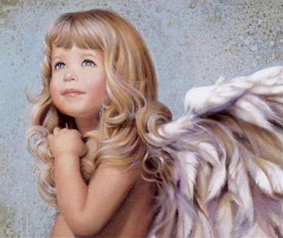 Angel Girl - Full Drill Diamond Painting - Specially ordered for you. Delivery is approximately 4 - 6 weeks.
