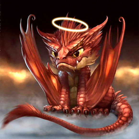 Special Order - Angel Dragon - Full Drill Diamond Painting - Specially ordered for you. Delivery is approximately 4 - 6 weeks.