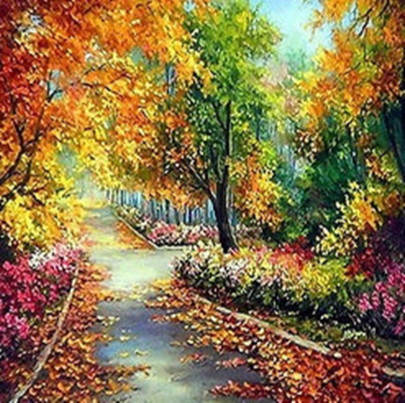 Special Order - Autumn Lane - Full Drill Diamond Painting - Specially ordered for you. Delivery is approximately 4 - 6 weeks.