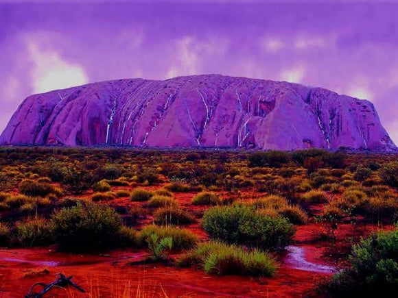 Ayers Rock Purple- Full Drill Diamond Painting - Specially ordered for you. Delivery is approximately 4 - 6 weeks.