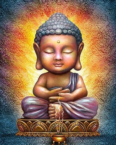 Special Order - Baby Buddha - Full Drill Diamond Painting - Specially ordered for you. Delivery is approximately 4 - 6 weeks.