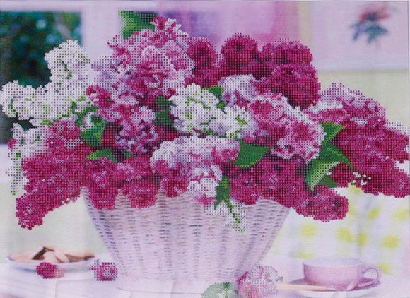 Basket Of Lavender - Full Drill Diamond Painting - Specially ordered for you. Delivery is approximately 4 - 6 weeks.