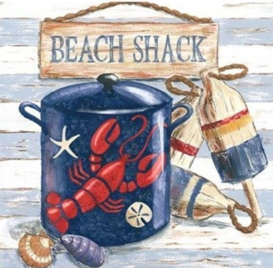 Special Order - Beach Shack Sign - Full Drill Diamond Painting - Specially ordered for you. Delivery is approximately 4 - 6 weeks.