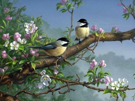 Birds 07 - Full Drill Diamond Painting - Specially ordered for you. Delivery is approximately 4 - 6 weeks.