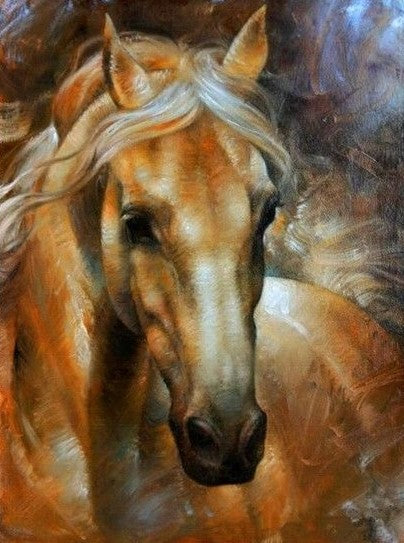Brown Mare - Full Drill Diamond Painting - Specially ordered for you. Delivery is approximately 4 - 6 weeks.