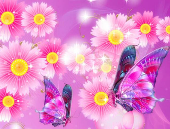 Butterflies 04- Full Drill Diamond Painting - Specially ordered for you. Delivery is approximately 4 - 6 weeks.