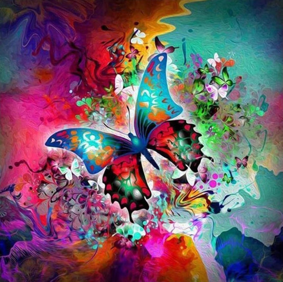Special Order - Butterfly Abstract - Full Drill Diamond Painting - Specially ordered for you. Delivery is approximately 4 - 6 weeks.