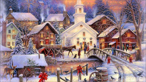 Christmas 05- Full Drill Diamond Painting - Specially ordered for you. Delivery is approximately 4 - 6 weeks.