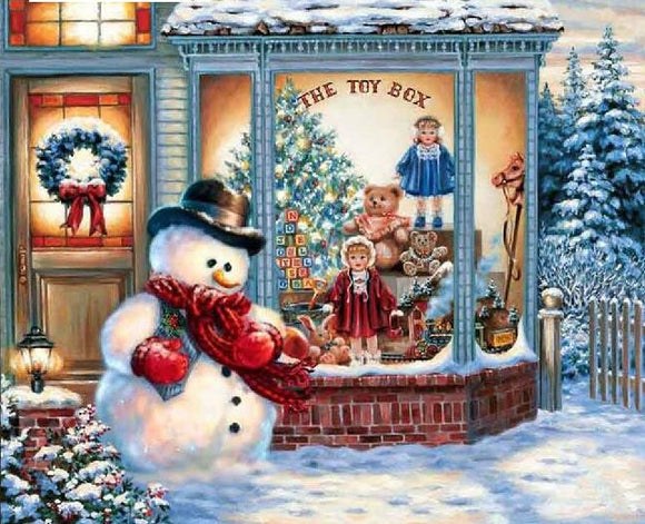 Special Order - Christmas Toy Store - Full Drill Diamond Painting - Specially ordered for you. Delivery is approximately 4 - 6 weeks.