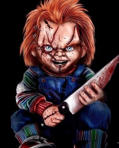 Special Order - Chucky 03 - Full Drill Diamond Painting - Specially ordered for you. Delivery is approximately 4 - 6 weeks.