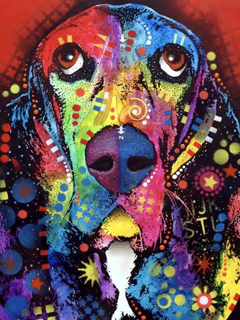 Colourful Dog 05 - Full Drill Diamond Painting - Specially ordered for you. Delivery is approximately 4 - 6 weeks.