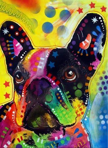 Colourful Dog 12- Full Drill Diamond Painting - Specially ordered for you. Delivery is approximately 4 - 6 weeks.