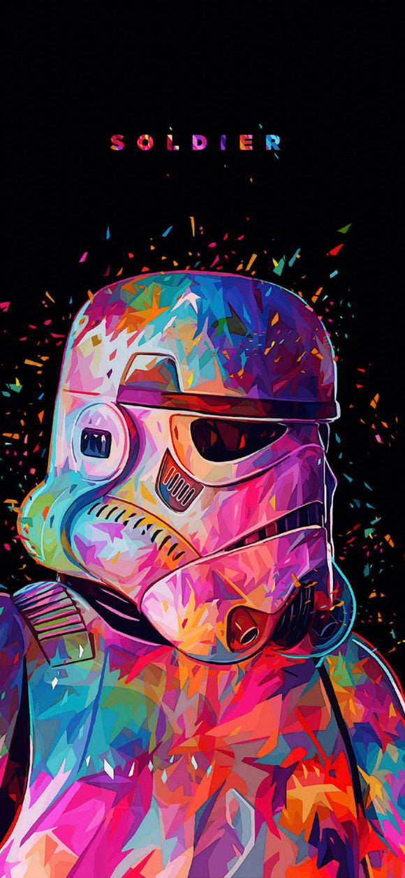 Colourful Trooper- Full Drill Diamond Painting - Specially ordered for you. Delivery is approximately 4 - 6 weeks.