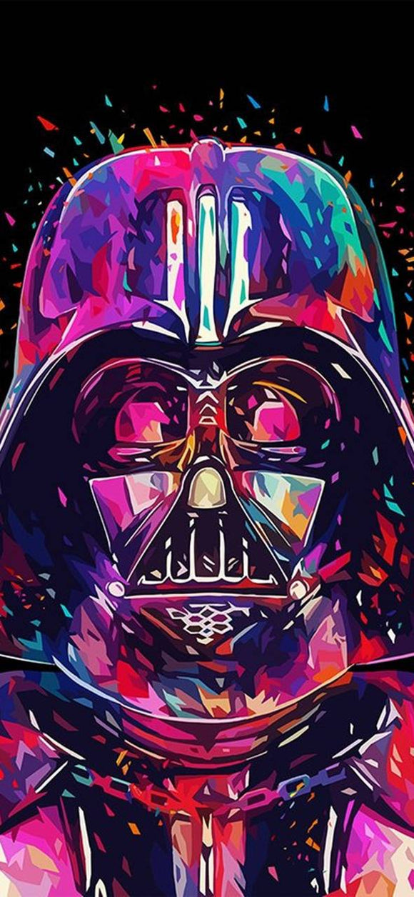 Colourful Vader- Full Drill Diamond Painting - Specially ordered for you. Delivery is approximately 4 - 6 weeks.