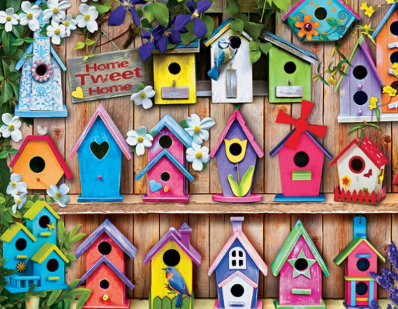 Special Order - Colourful Birdhouses- Full Drill Diamond Painting - Specially ordered for you. Delivery is approximately 4 - 6 weeks.