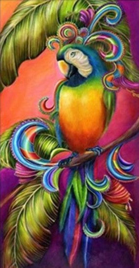 Special Order - Colourful Parrot - Full Drill Diamond Painting - Specially ordered for you. Delivery is approximately 4 - 6 weeks.