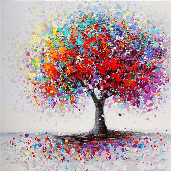 Special Order - Colourful Tree - Full Drill Diamond Painting - Specially ordered for you. Delivery is approximately 4 - 6 weeks.