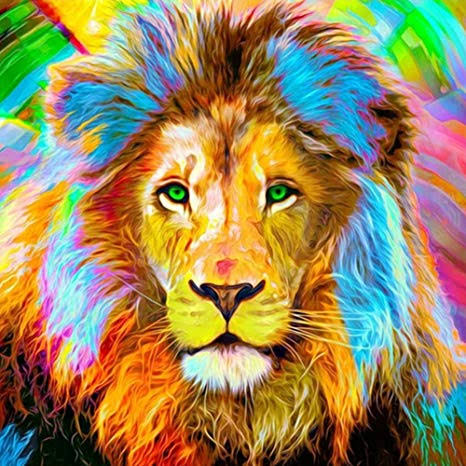 Colourful Animals 8- Full Drill Diamond Painting - Specially ordered for you. Delivery is approximately 4 - 6 weeks.