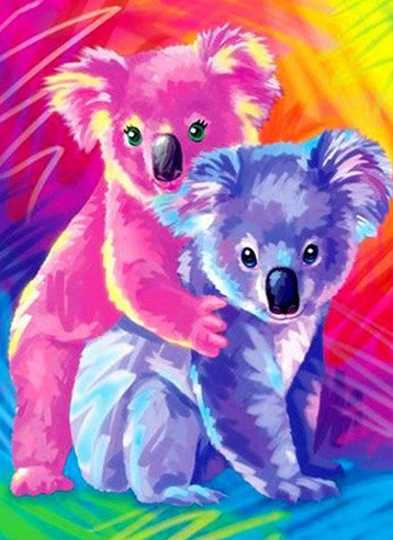 Cute Koalas- Full Drill Diamond Painting - Specially ordered for you. Delivery is approximately 4 - 6 weeks.