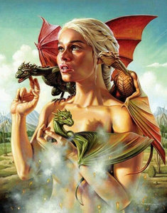 Daenerys - Full Drill Diamond Painting - Specially ordered for you. Delivery is approximately 4 - 6 weeks.