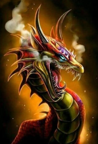 Dragon 07  - Full Drill Diamond Painting - Specially ordered for you. Delivery is approximately 4 - 6 weeks.