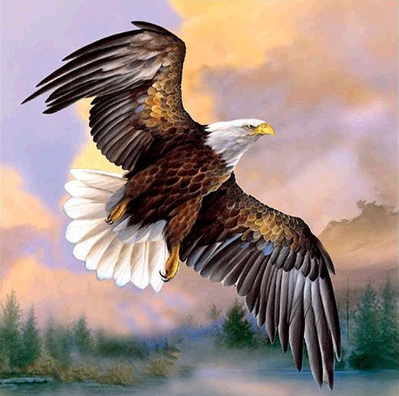 Special Order - Eagle 02 - Full Drill Diamond Painting - Specially ordered for you. Delivery is approximately 4 - 6 weeks.