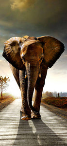 Elephant 03- Full Drill Diamond Painting - Specially ordered for you. Delivery is approximately 4 - 6 weeks.