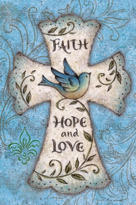 Faith Hope And Love- Full Drill Diamond Painting - Specially ordered for you. Delivery is approximately 4 - 6 weeks.