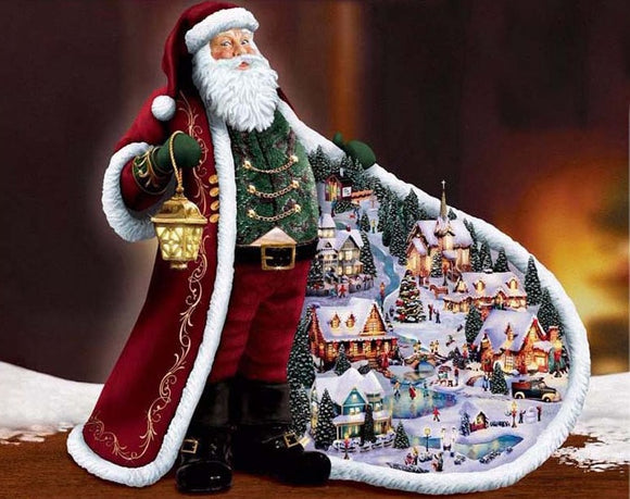Father Christmas- Full Drill Diamond Painting - Specially ordered for you. Delivery is approximately 4 - 6 weeks.