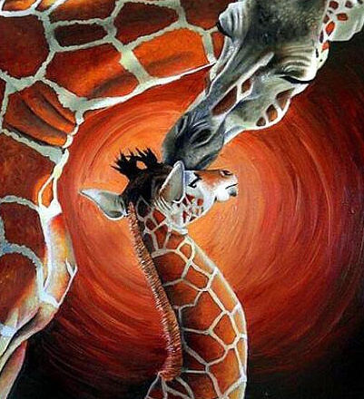 Special Order - Giraffe and Baby - Full Drill Diamond Painting - Specially ordered for you. Delivery is approximately 4 - 6 weeks.