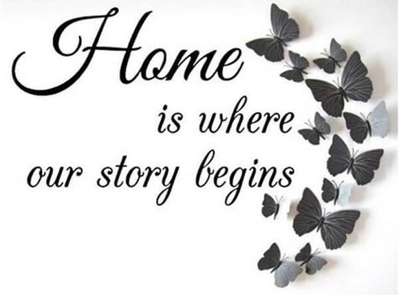 Home Is Where Our Story Begins- Full Drill Diamond Painting - Specially ordered for you. Delivery is approximately 4 - 6 weeks.