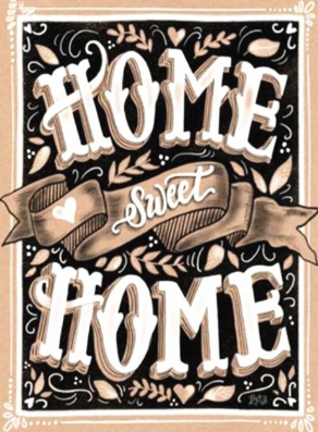Home Sweet Home 03- Full Drill Diamond Painting - Specially ordered for you. Delivery is approximately 4 - 6 weeks.