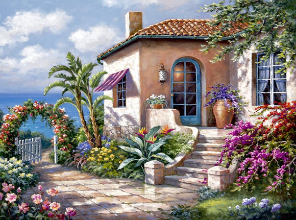 Home By The Sea- Full Drill Diamond Painting - Specially ordered for you. Delivery is approximately 4 - 6 weeks.