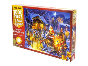 JIGSAW PUZZLE - Christmas Winter Wonderland - MINDBOG.1000 PCS