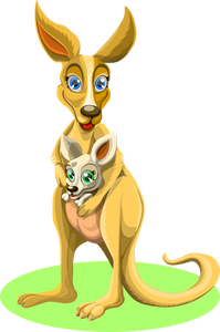 Special Order - Kangaroo and Joey - Full Drill Diamond Painting - Specially ordered for you. Delivery is approximately 4 - 6 weeks.