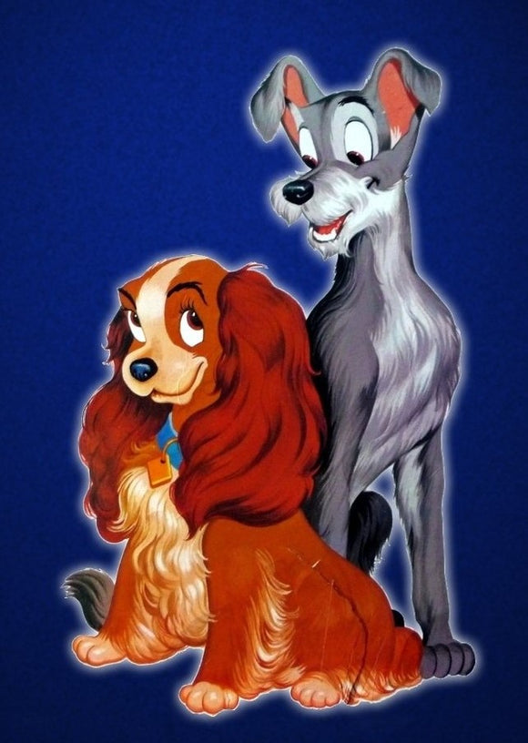 Lady & The Tramp- Full Drill Diamond Painting - Specially ordered for you. Delivery is approximately 4 - 6 weeks.