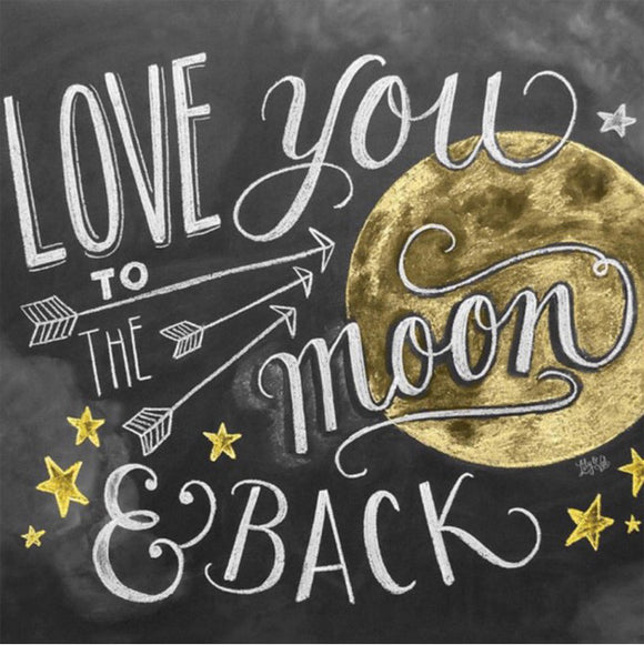 Special Order - Love you to the Moon and back - Full Drill Diamond Painting - Specially ordered for you. Delivery is approximately 4 - 6 weeks.