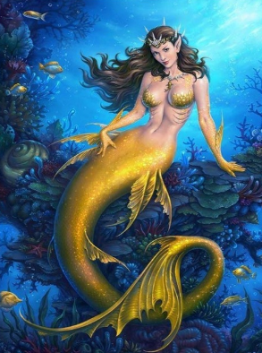 Mermaid Collection 04 - Full Drill Diamond Painting - Specially ordered for you. Delivery is approximately 4 - 6 weeks.