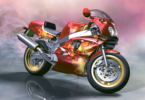 Motorcycle - Full Drill Diamond Painting - Specially ordered for you. Delivery is approximately 4 - 6 weeks.