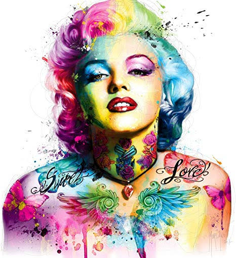 Multicoloured  Lady 02- Full Drill Diamond Painting - Specially ordered for you. Delivery is approximately 4 - 6 weeks.
