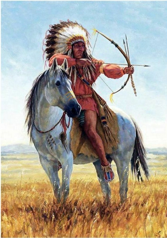 Native American 02 (2)- Full Drill Diamond Painting - Specially ordered for you. Delivery is approximately 4 - 6 weeks.
