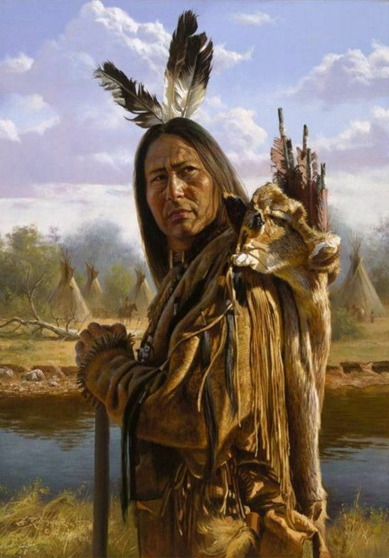 Native American 13 (2) - Full Drill Diamond Painting - Specially ordered for you. Delivery is approximately 4 - 6 weeks.
