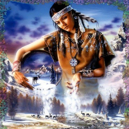 Special Order - Native American Girl - Full Drill Diamond Painting - Specially ordered for you. Delivery is approximately 4 - 6 weeks.