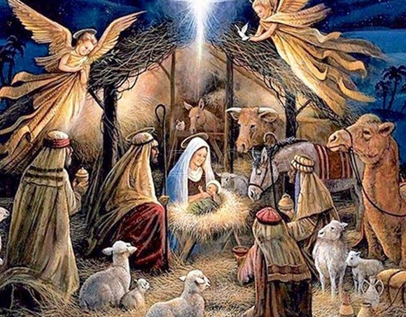 Nativity Scene 2 - Full Drill Diamond Painting - Specially ordered for you. Delivery is approximately 4 - 6 weeks.